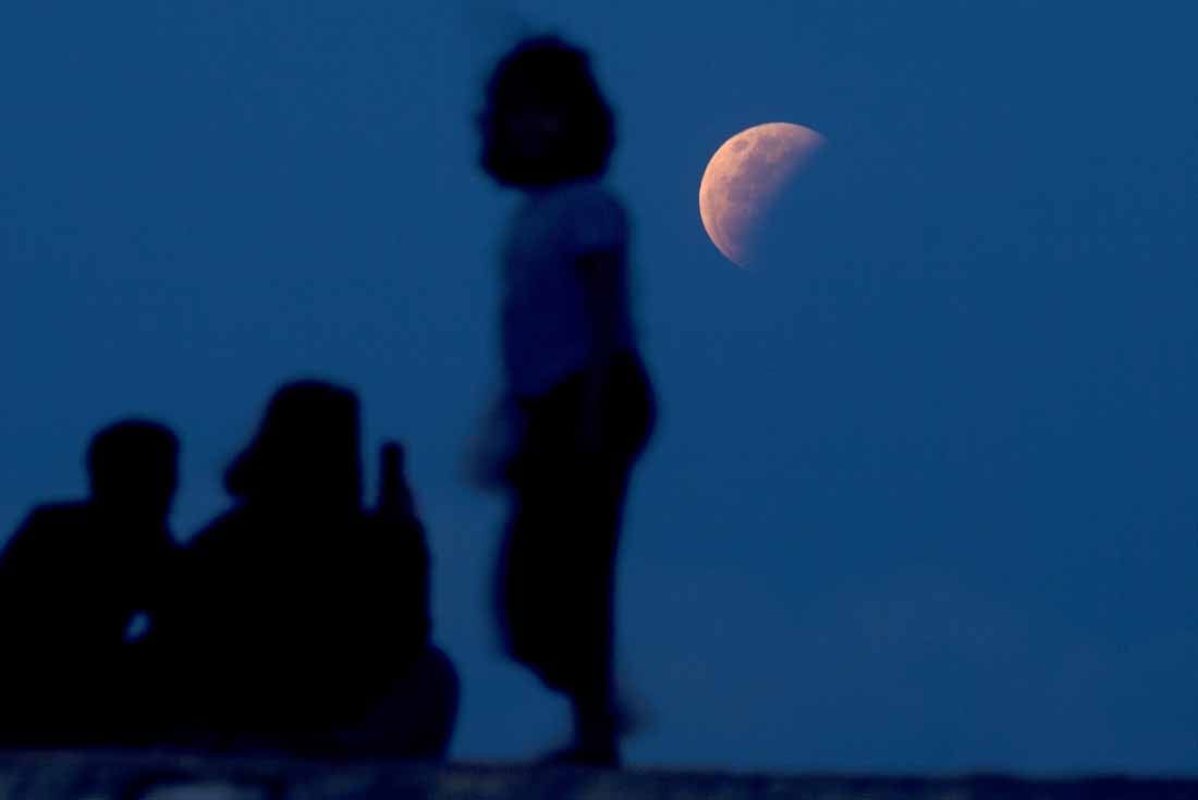 Eclipse lunar: fecha y horarios en Argentina (AP)
