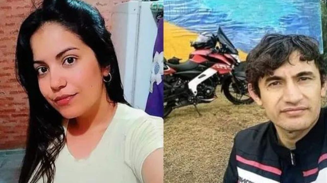 Antonella Soledad Altamirano era maestra jardinera y Evaristo De Jesús Saux profesor de química. Foto: TN24.