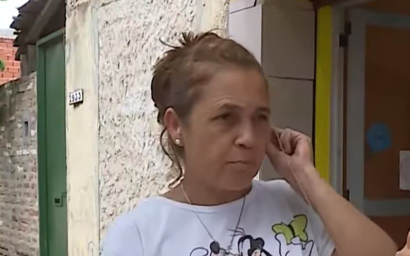 Laura, hermana del carnicero acusado de vender achuras en mal estado. Foto Captura: C5N