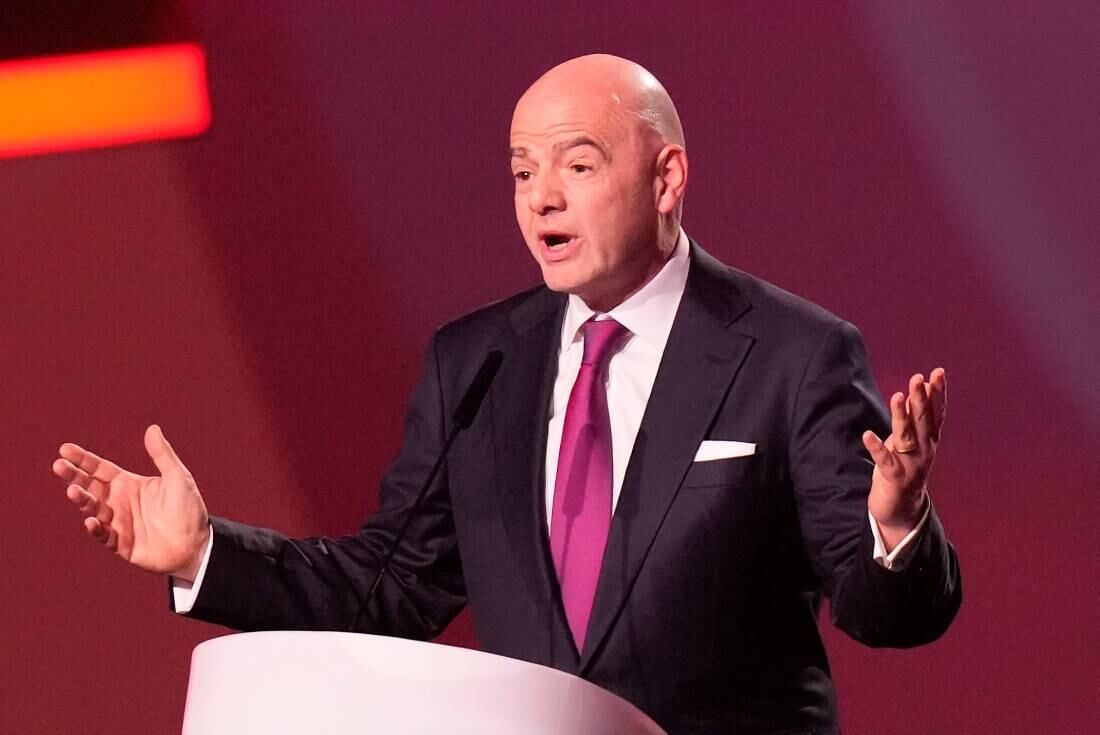 Gianni Infantino, presidente de la FIFA. / AP