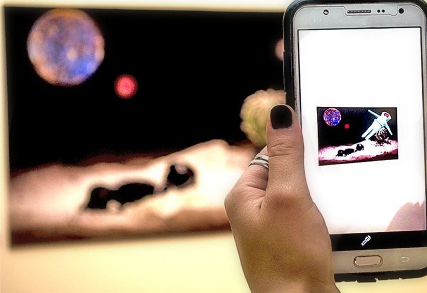 
Una obra trabajada con realidad aumentada.
