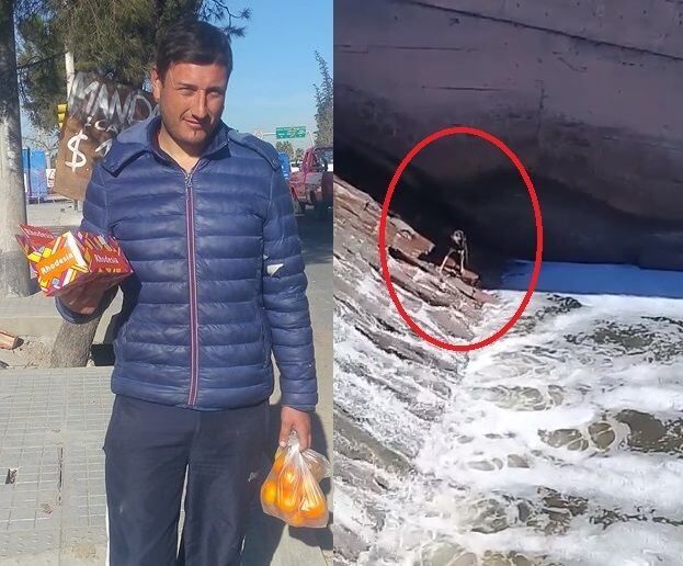 
Héctor Mauricio Arturo, el vendeddor héroe. | Gentileza / Facebook German Emmanuel Garbo?
   