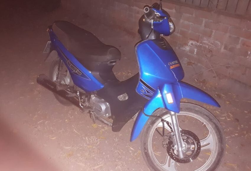 El vehículo recuperado en El Bermejo. | Prensa Ministerio de Seguridad