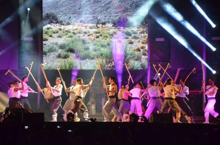 Fiesta de la Producción | El mensaje fue muy aplaudido por el público. Gentileza: Prensa Malargüe.