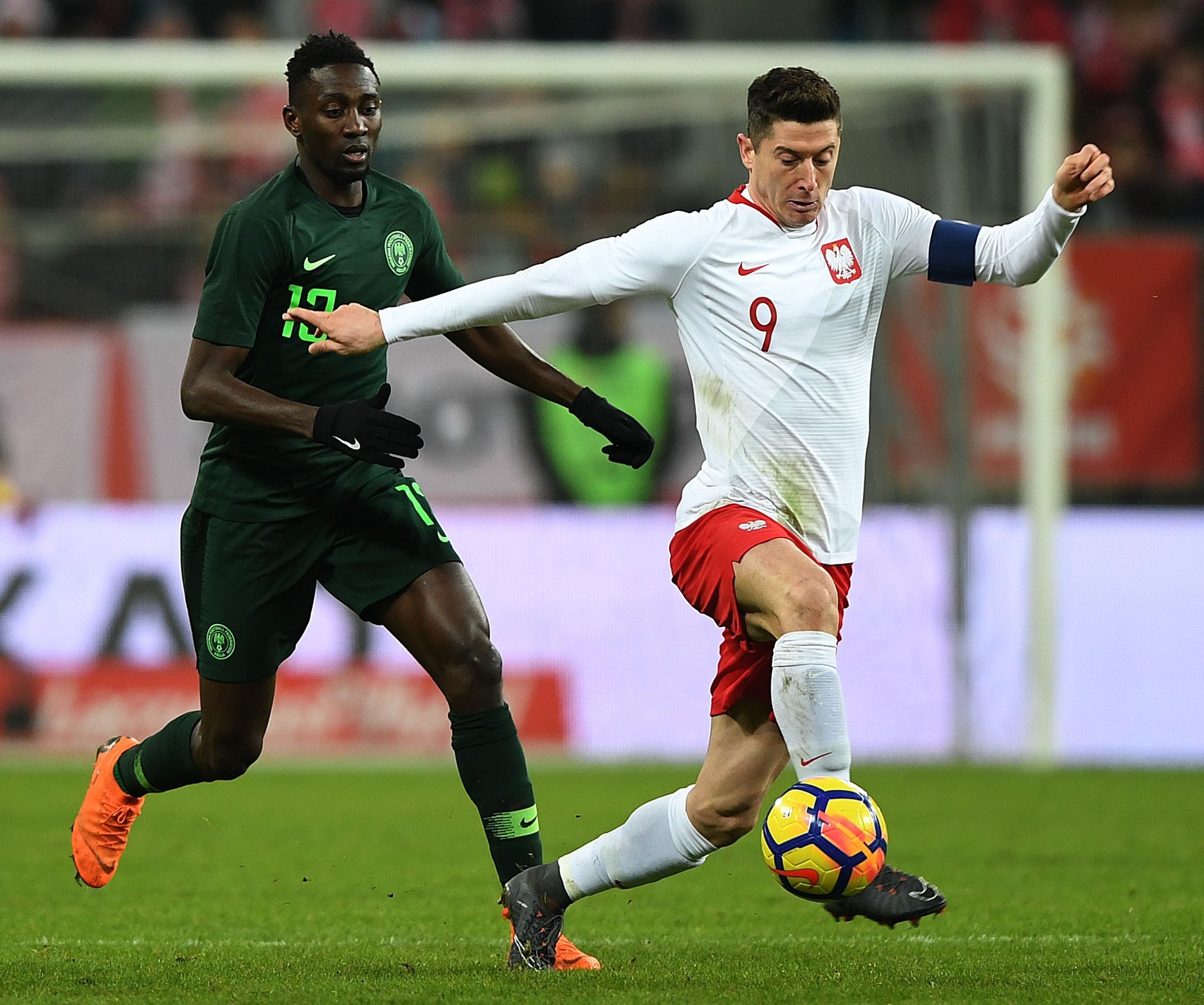 Nigeria, rival de Argentina en el Mundial, derrotó a Polonia como visitante