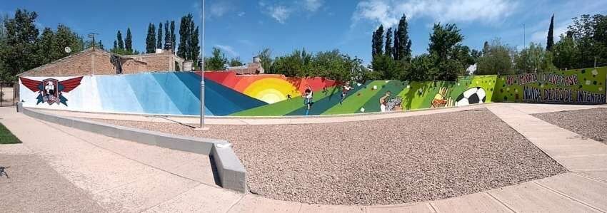 Baldio transformado en un espacio de recreación para los chicos. | Gentileza