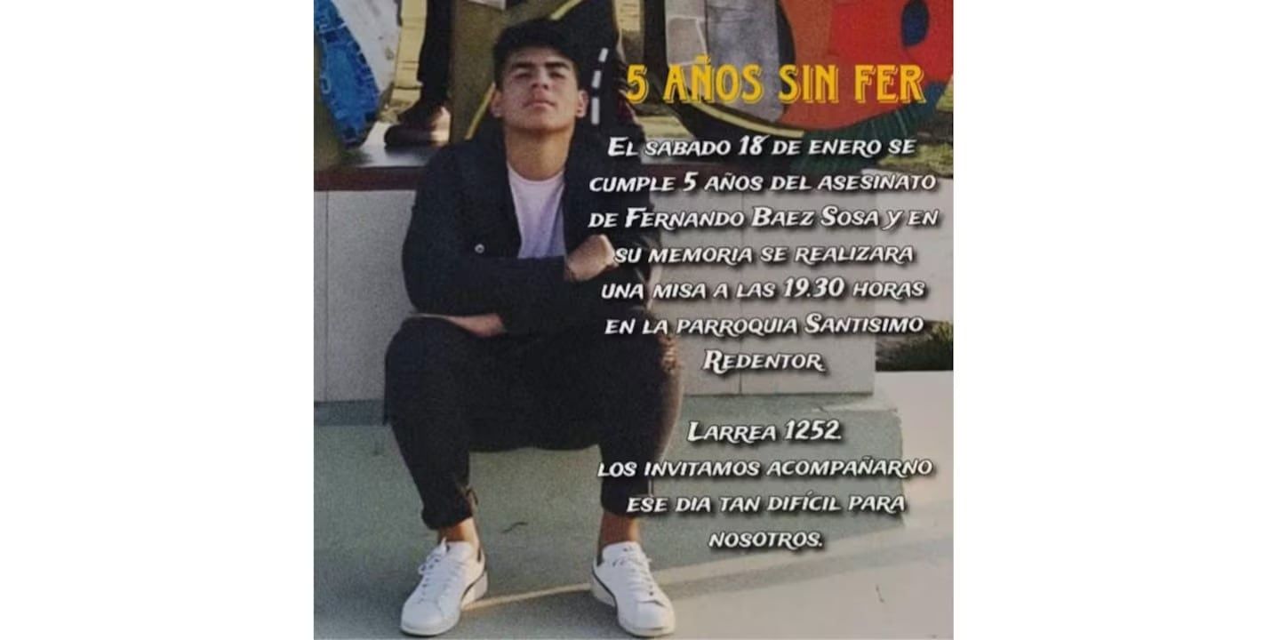 Los padres del joven asesinado en 2020 harán una misa en su honor.