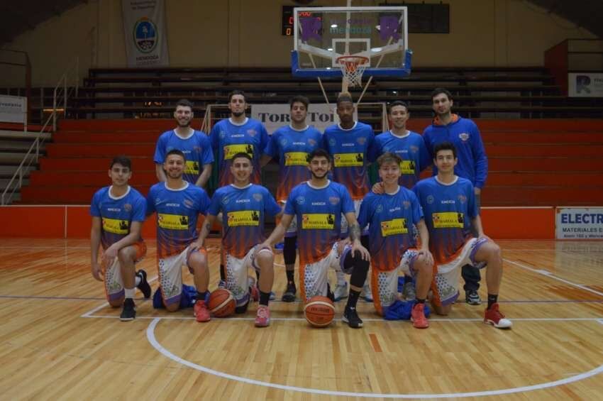 El plantel de Rivadavia Básquet para la Liga Argentina. / Gentileza: Emilia Valestra.