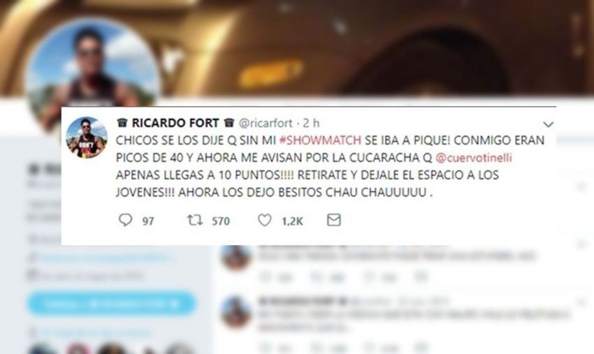 
    La cuenta de Fort en Twitter (@ricarfort)
   