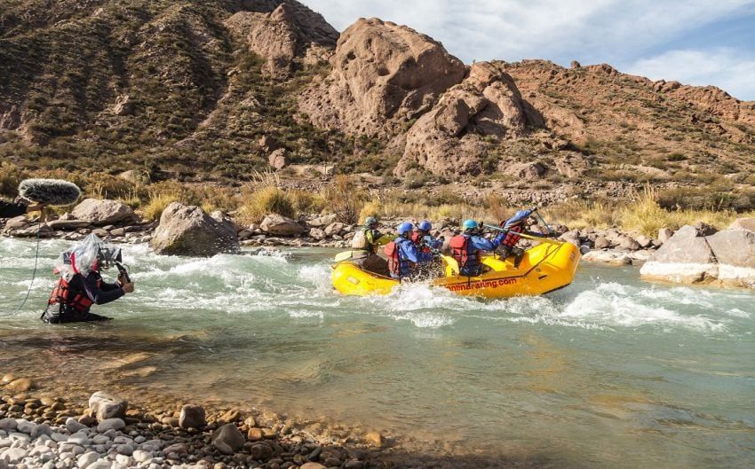 
Potrerillos fue locación para este rodaje. | Gustavo Rogé / Los Andes
   