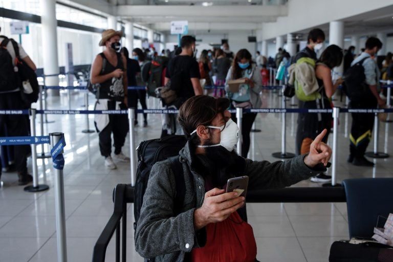 Aeropuerto Arturo Merino Benítez en Santiago (Chile)
