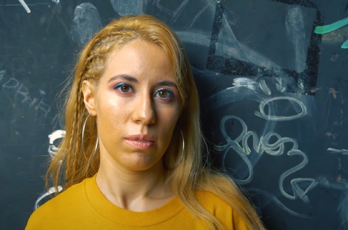 Desirée Rodríguez (27), una de las personas heridas en el atropello del teatro Plaza (Captura de video)
