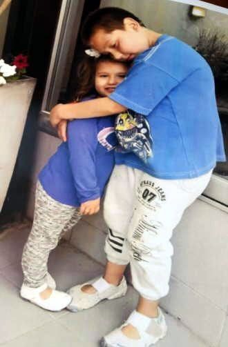 
    Víctimas. Abril y Agustín, los hermanitos fallecidos.
   