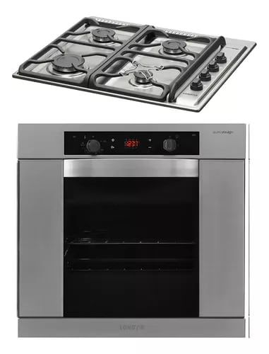 La separación entre el anafe y el horno permite un espacio adicional en la encimera - imagen ilustrativa |Mlstatic