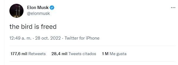El tuit de Elon Musk tras los radicales cambios en Twitter
