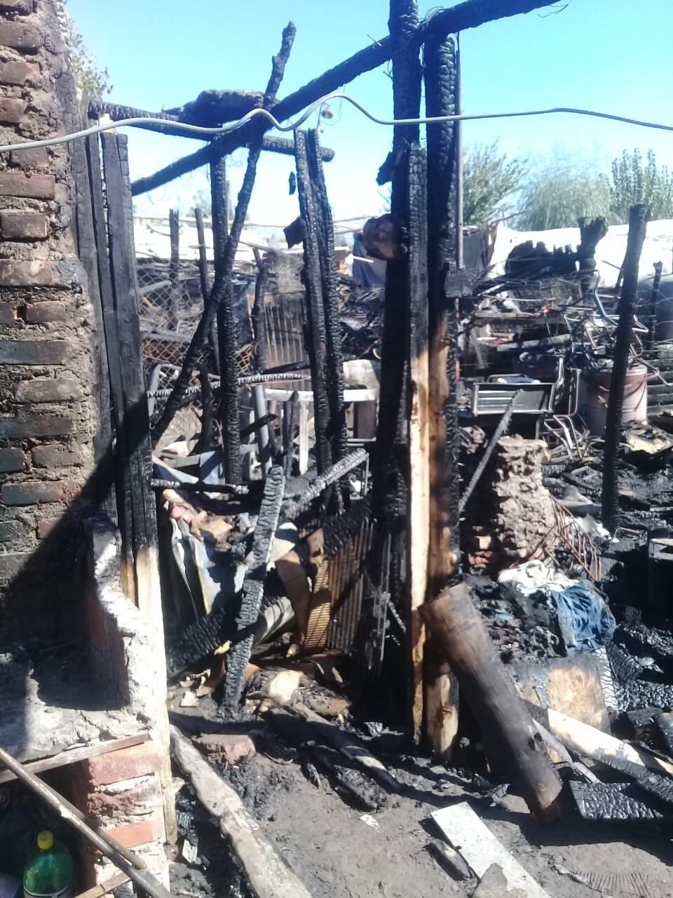 Incendio en Tunuyán