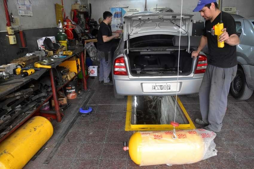 Las conversiones a GNC crecen en el país.