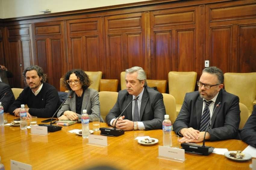  El candidato Alberto Fernández reconoció que tienen pensamientos similares con la cúpula de la UIA | Clarín    