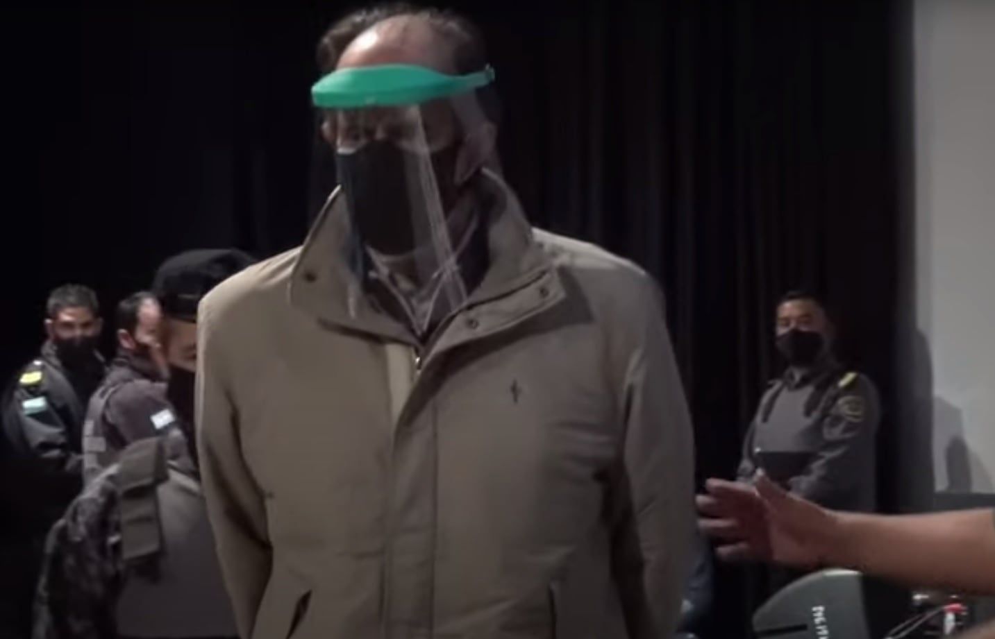 Hisa, tras el veredicto en su contra. /Ministerio Público Fiscal.