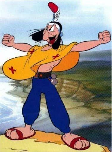 Así se vería Patoruzú si fuera creado como humano por la IA.