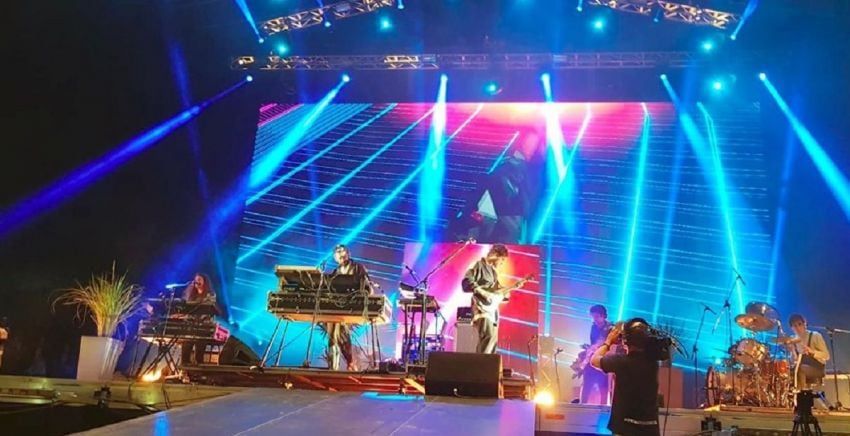 MGMT salió al escenario pasadas las 21. | @personalfest