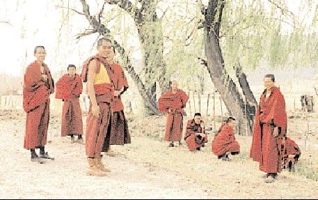 La producción trajo 58 monjes tibetanos a la provincia.