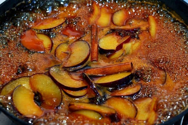 Receta de Crumble de Ciruelas.