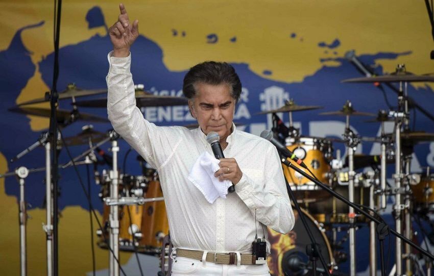 
"El Puma" Rodríguez volvió a los escenarios tras un trasplante bipulmonar. | AFP
   