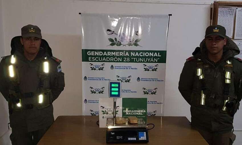 El total de la droga hallada. | Gendarmería Nacional