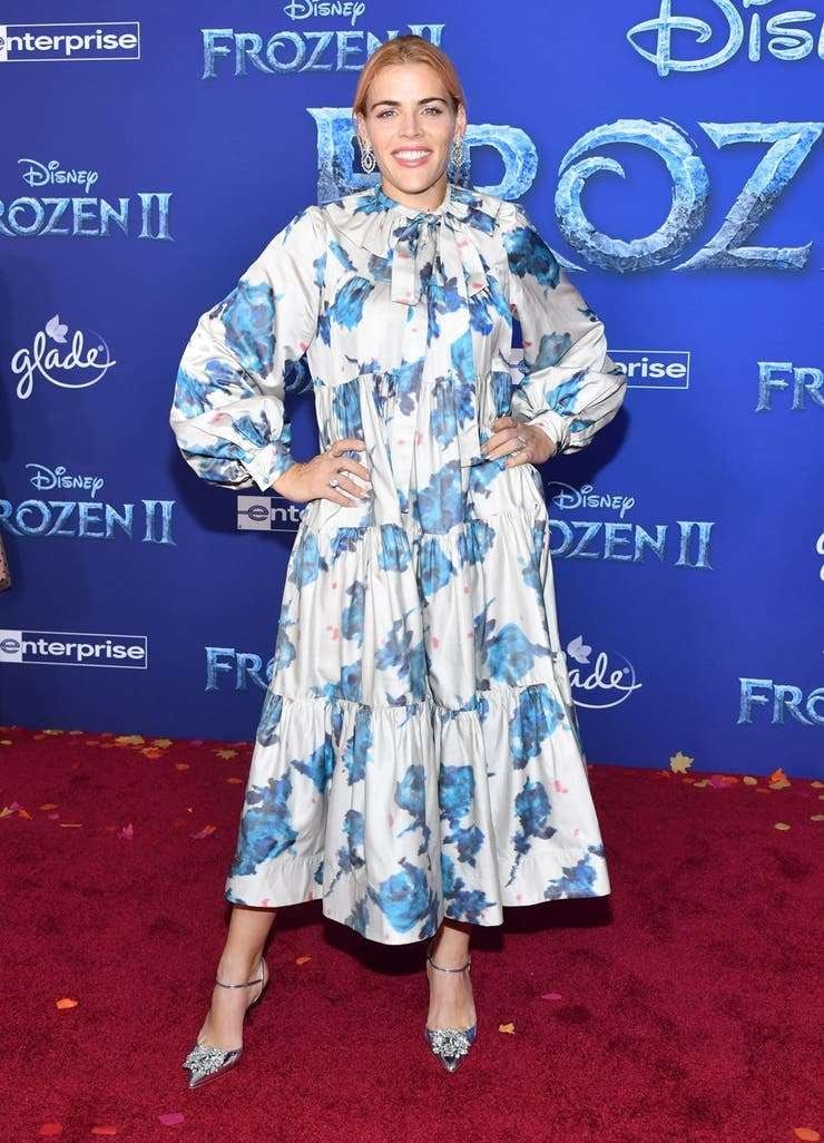 Busy Philips, conductora del "ate Night Show" de E! | Fuente: AFP