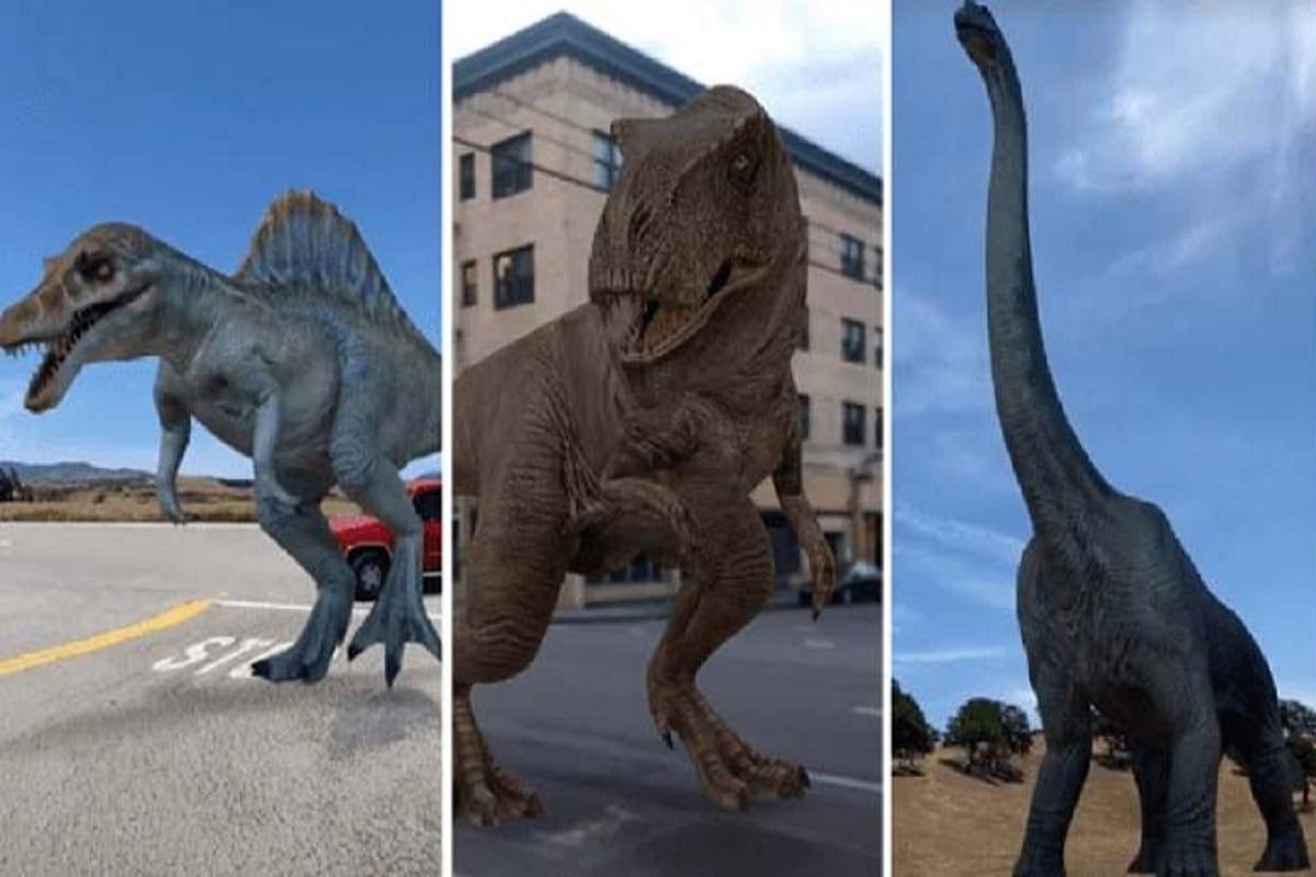 Cómo activar los dinosaurios 3D en Google