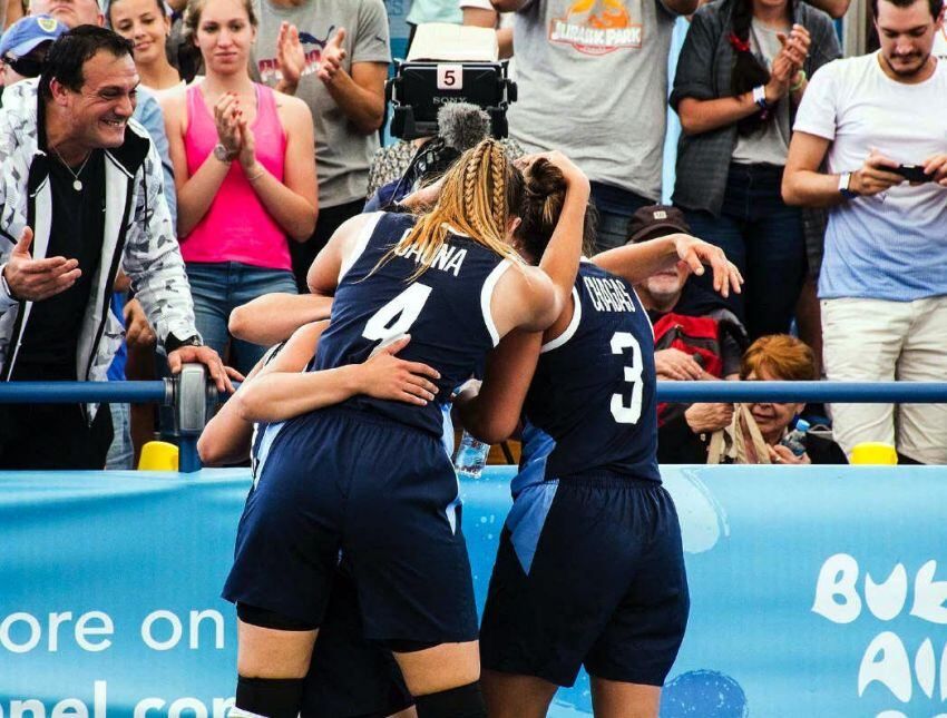 Gauna fua autora de 14 puntos de los 39 que anotó Argentina en los dos partidos.