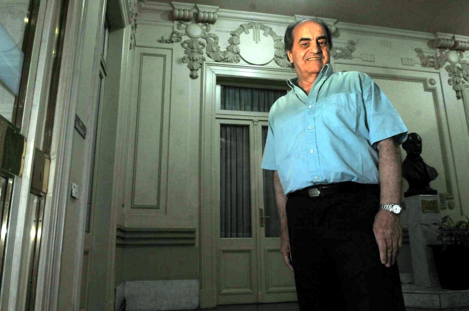 Jacinto Castro en nuestro diario, en 2014.