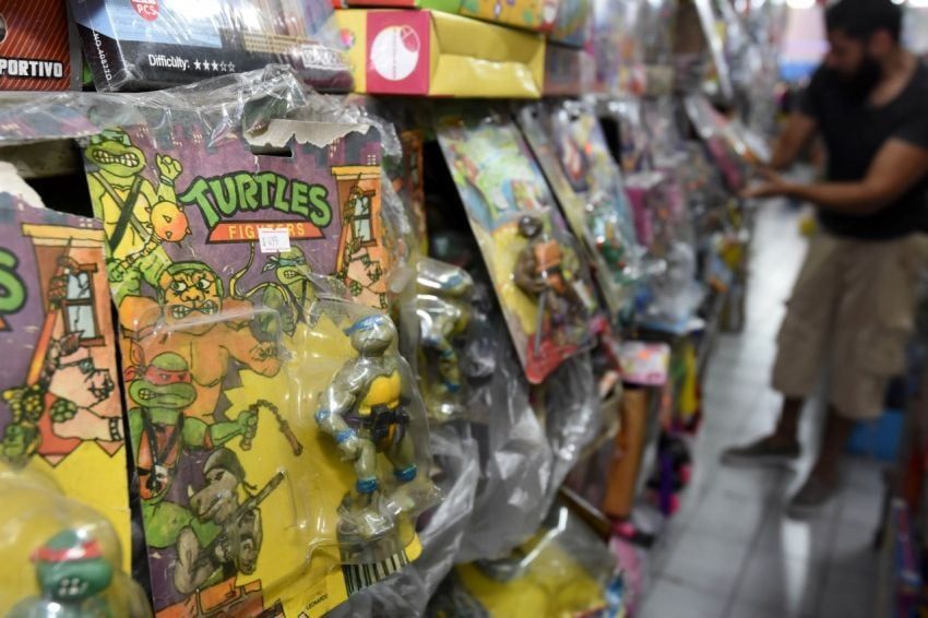 Las Tortugas Ninjas fueron furor en los '90. Foto: Gustavo Rogé