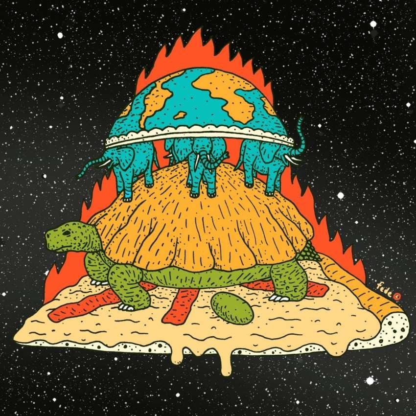 Ilustración póster para banda Usted Señalemelo.