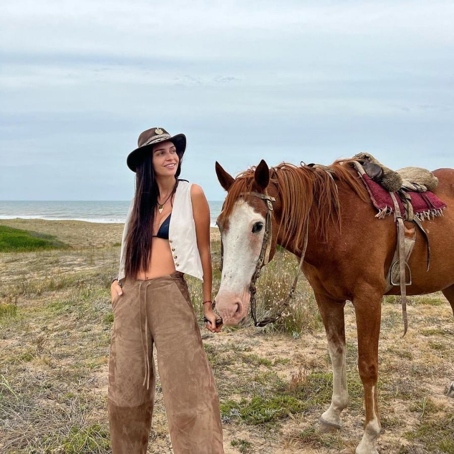 Zaira Nara paralizó a sus fans con un look vaquero
