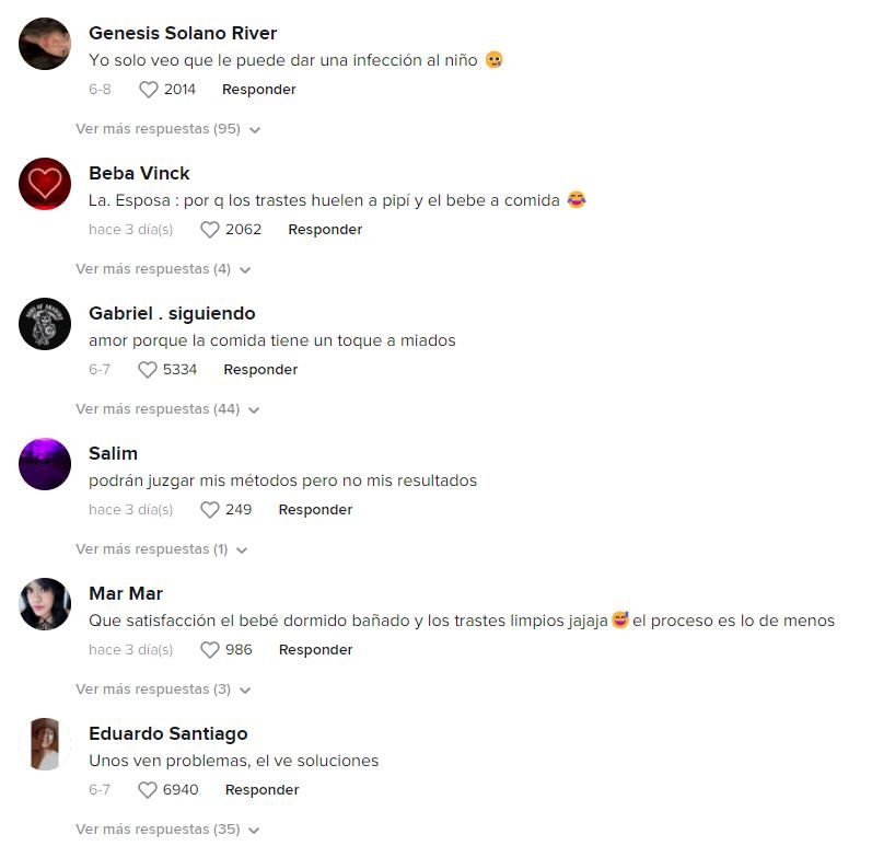 Los usuarios de TikTok opinaron al respecto. Foto Captura: TikTok / @martinespinoza24