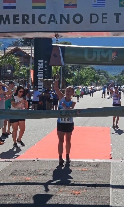 La sanrafaelina Pía Carayol desafió el calor y ganó en la categoría Sub 20.