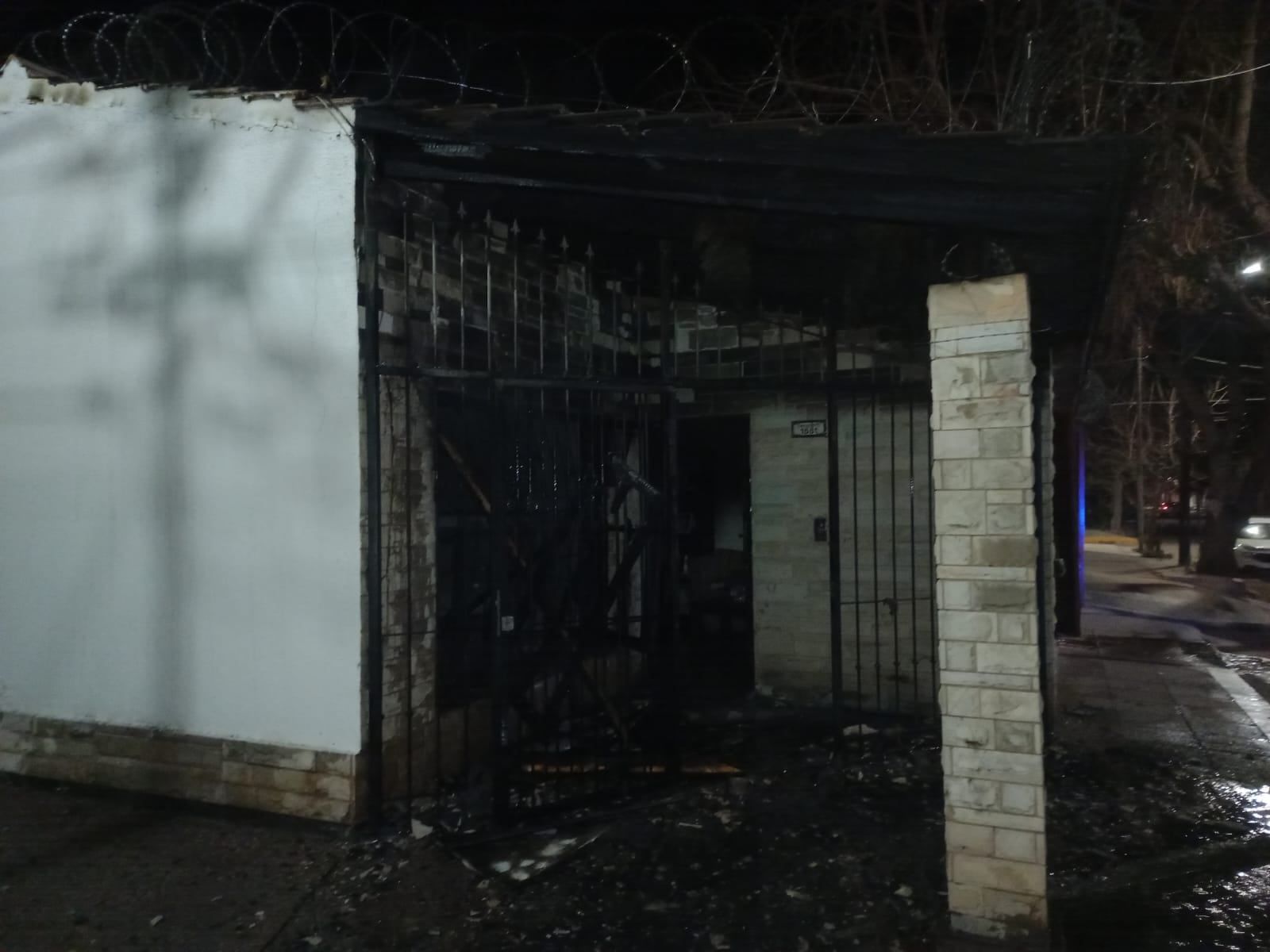 La familia estaba durmiendo cuando comenzó el fuego. Foto: Gentileza.