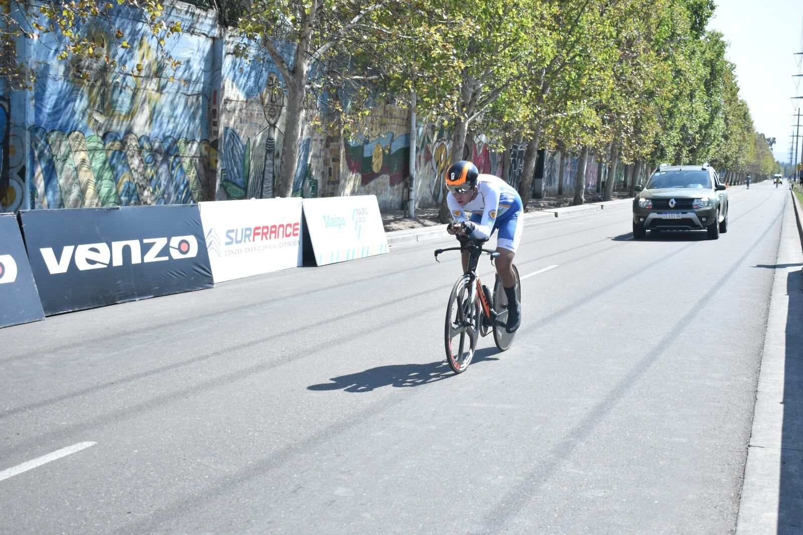 La primera jornada del Argentino de Ruta tuvo lugar en el Corredor del Oeste, con la Crono.