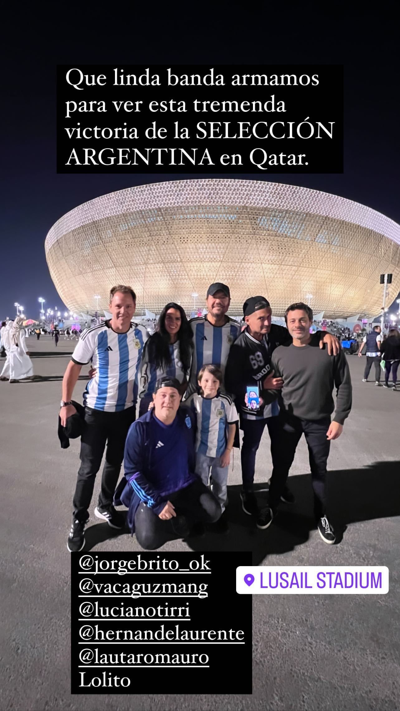 Marcelo Tinelli y su hijo festejaron el pase a la Final