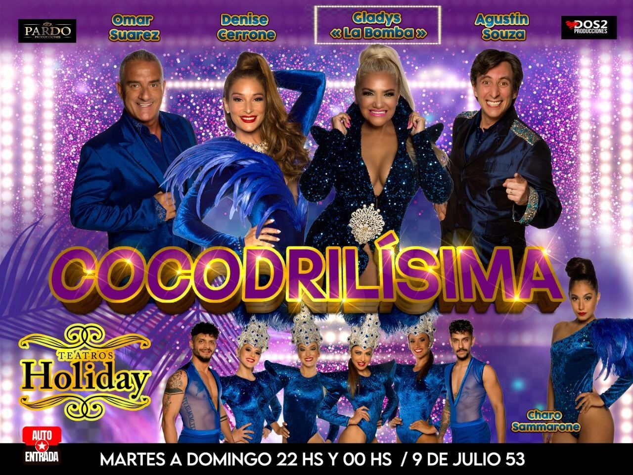 La obra Cocodrilísima fue el espacio donde comenzó el amor entre ambos artistas. La obra está en la cartelera de verano de Calos Paz.