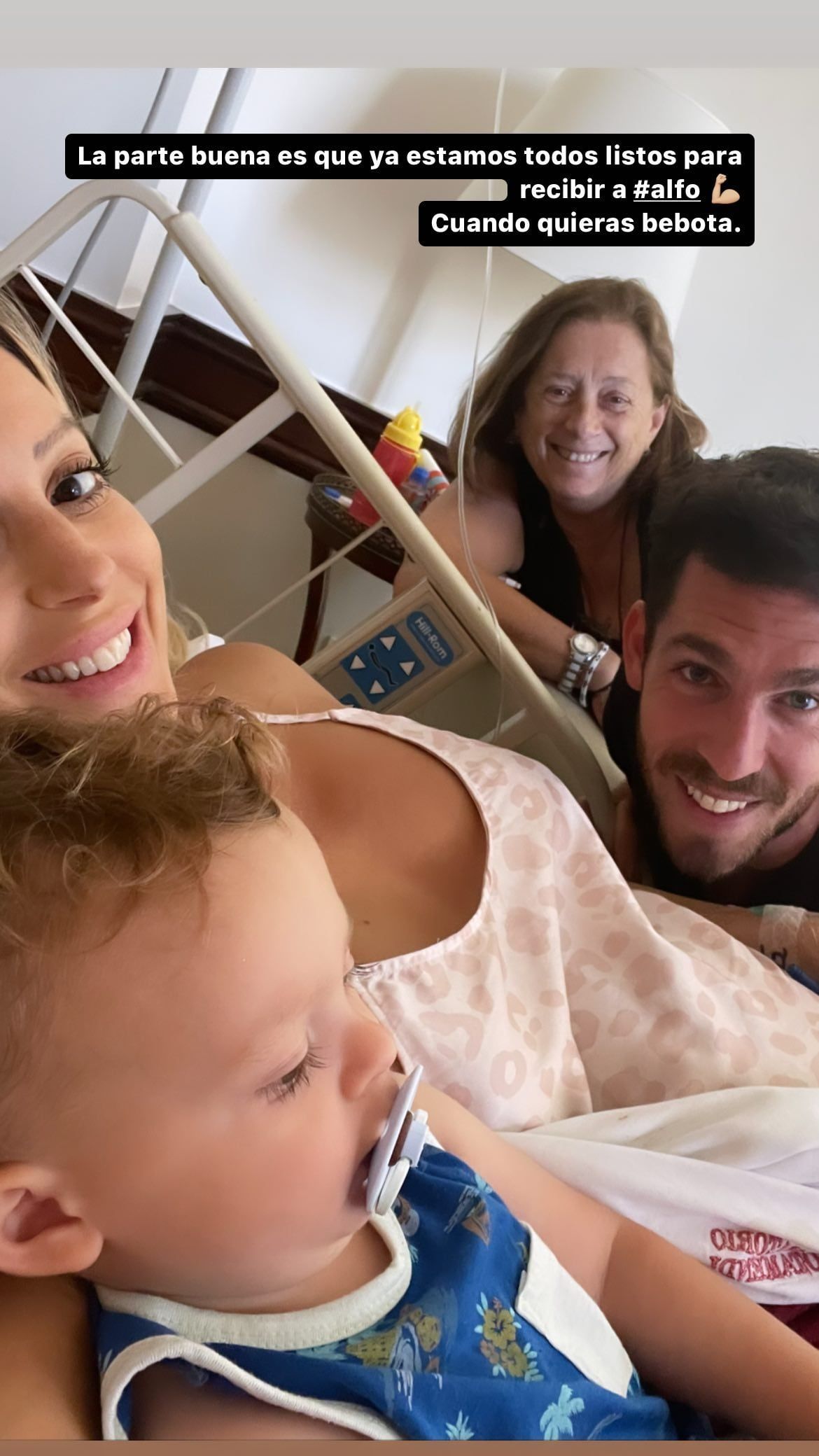 Noelia Marzol, internada, a la espera de su hija Alfonsina