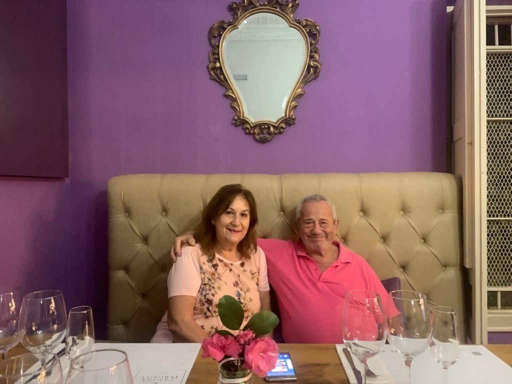 En la foto: Laura Blanco y Horacio Hunau