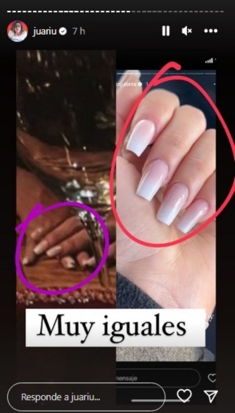 Las pruebas de Juariu sobre el amorío de Julieta y Fran