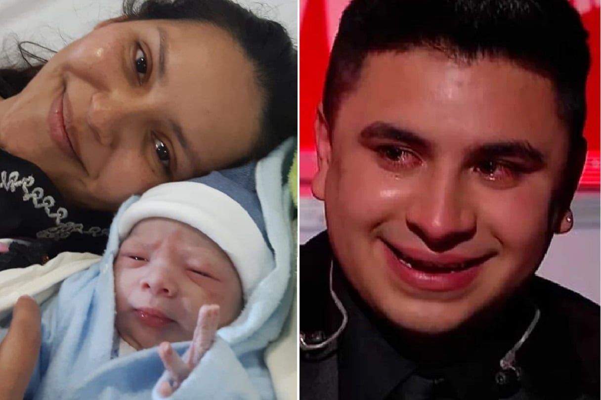 Nació Ciro, el hijo de Francisco Benítez, ganador de La Voz Argentina - Gentileza / La Voz