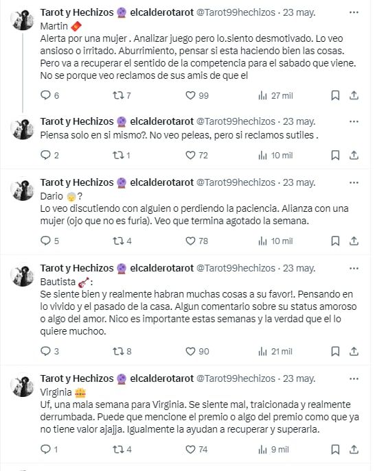 La revelación del tarot sobre el futuro de Gran Hermano 2024