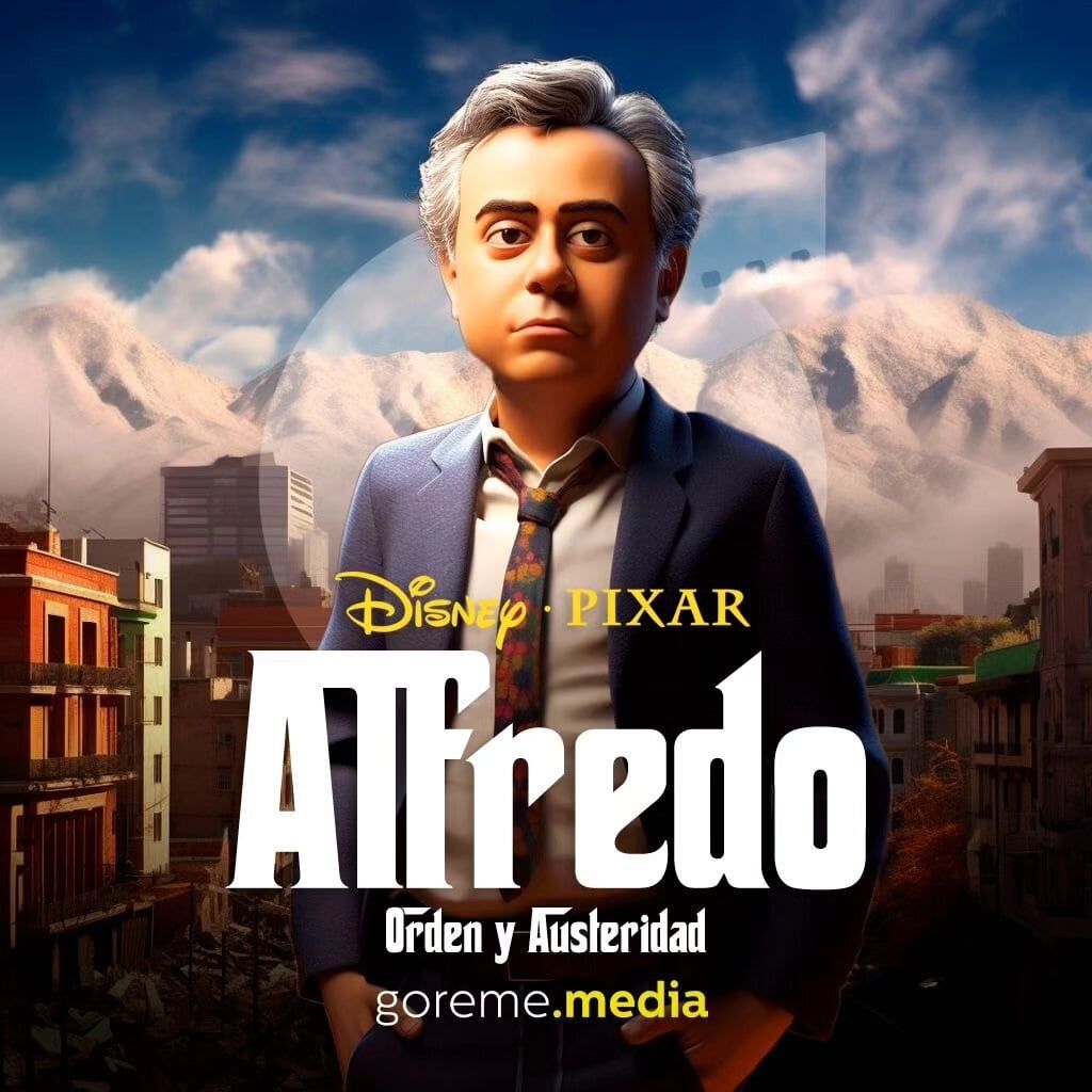 Convirtió a los famosos mendocinos en películas de Disney Pixar y el resultado es genial