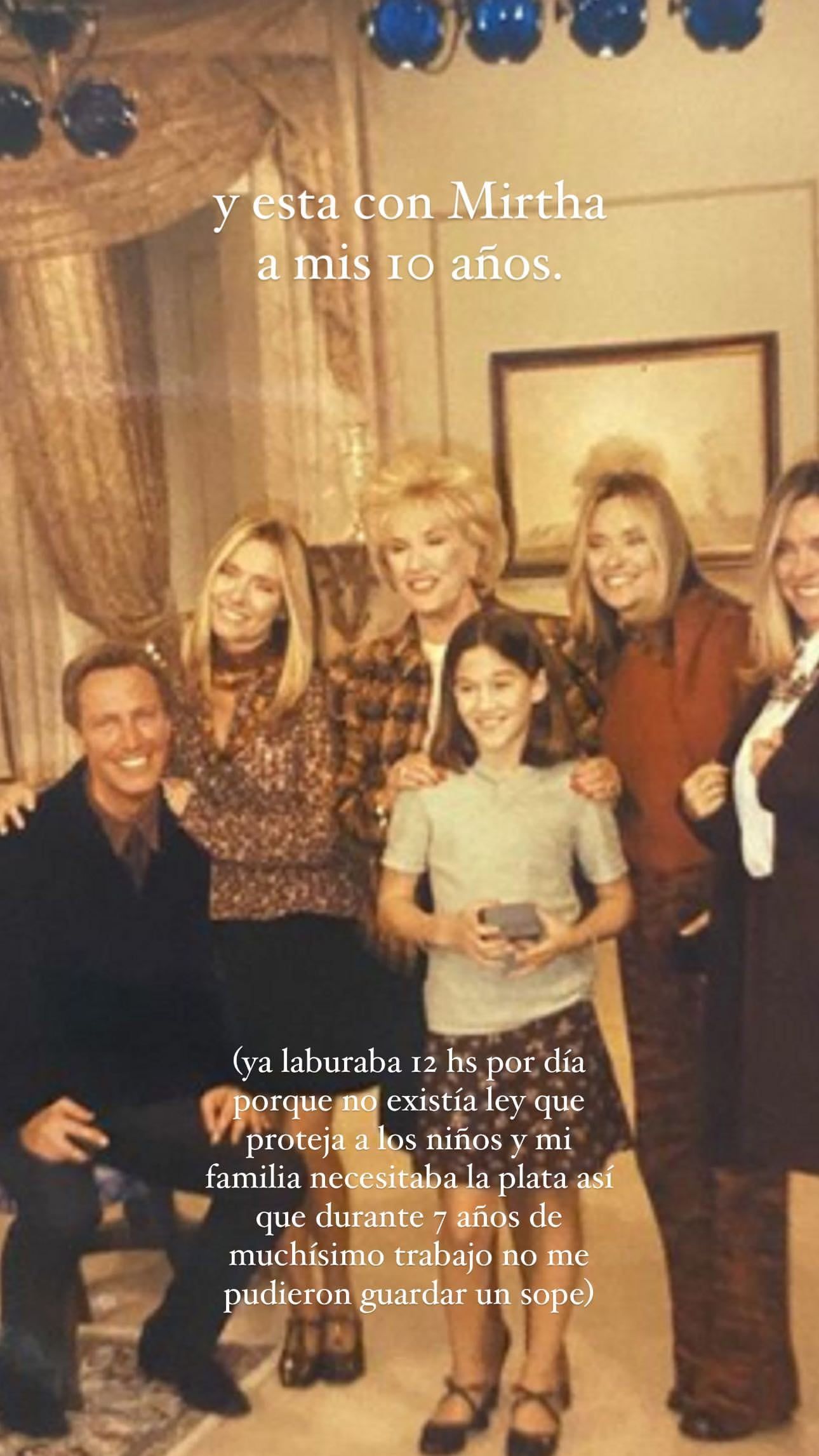 Jimena Barón compartió una foto vintage con Mirtha Legrand.