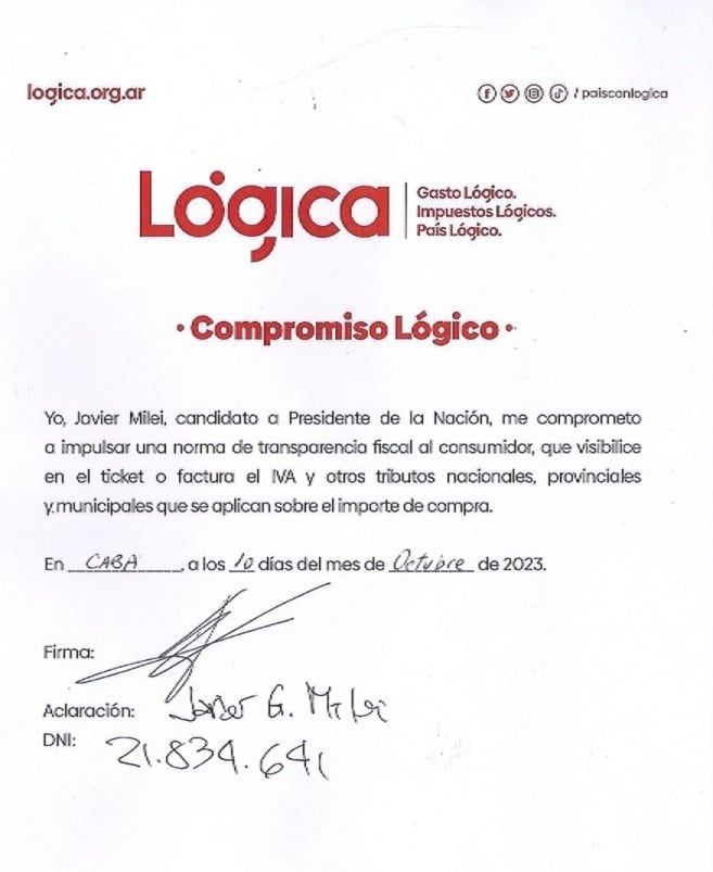 Es ley el Régimen de Transparencia Fiscal al Consumidor impulsado por Lógica